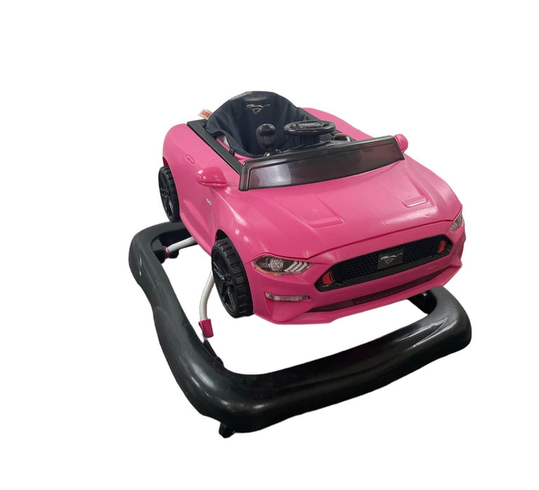 used Bright Starts Ways To Play 4-In-1 Baby Activity Walker, Ford Mustang Pink
