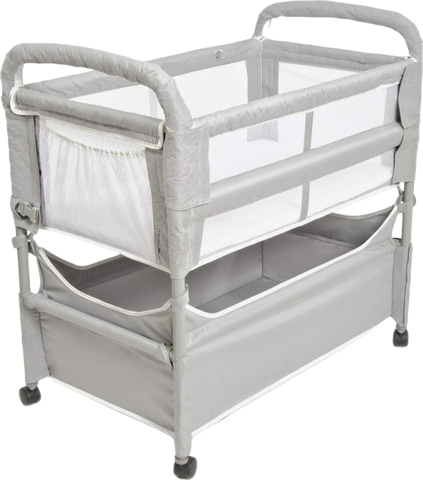 Shop Arm's Reach Clear-Vue Co-Sleeper, Grey at GoodBuy Gear