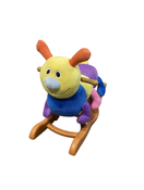 used Trademark Happy Trails Plush Rocking Animal, Caterpillar