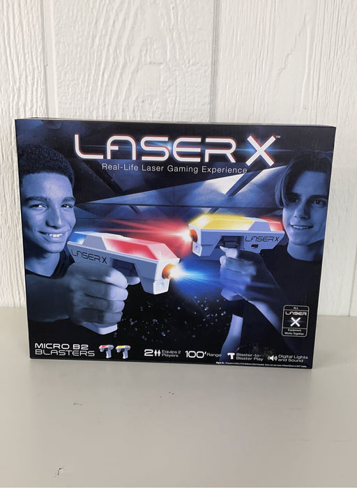 used Laser X Micro B2 Blaster Laser Tag Game Set