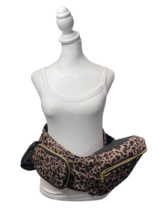 used TushBaby Hip Baby Carrier, Leopard