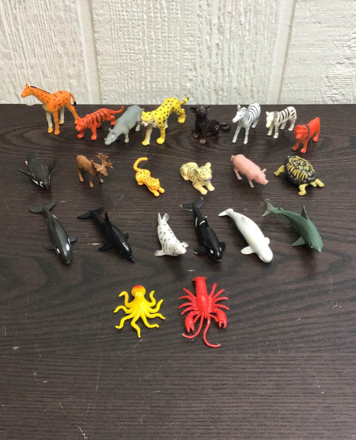 used BUNDLE Plastic Animals