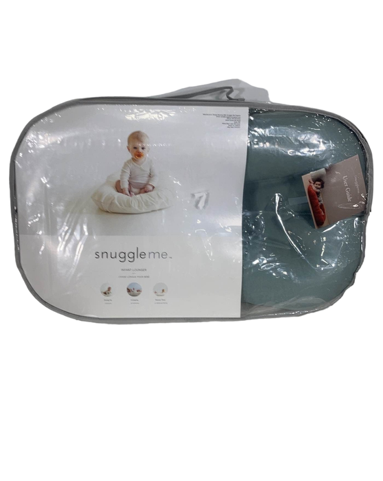 used Snuggle Me Organic Sensory Infant Lounger, Slate