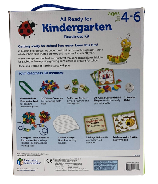 secondhand Learning Resources All Ready For Kindergarten Kit