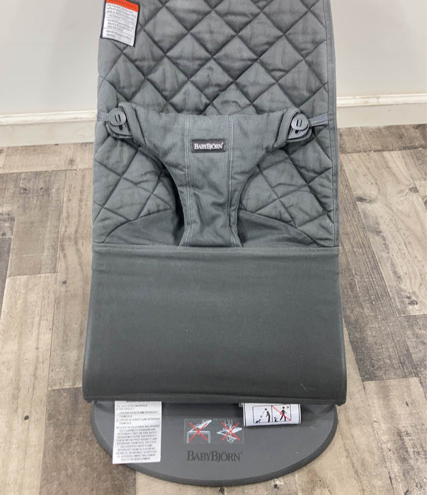 secondhand BabyBjorn Bouncer Bliss, Anthracite, Cotton