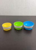 used Munchkin Stay-Put Suction Bowls 3 Pack