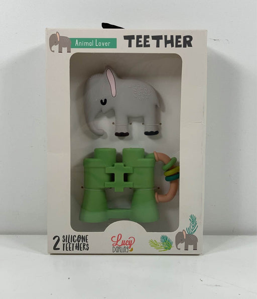 used Lucy Darling Teether 2 Pack, Animal Lover