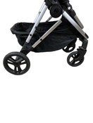 secondhand Mockingbird Single Stroller, 2023, Sage, Watercolor Drops, Silver With Penny Leather