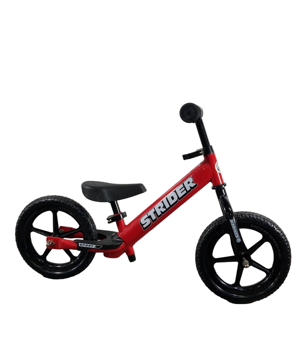 secondhand Strider Balance Bike 12” Sport, Red