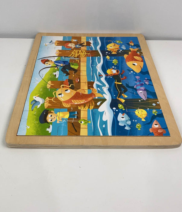 secondhand Toys R Us Wooden Peg Puzzle