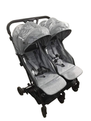 used Mompush Lithe Double Stroller, 2021, Grey