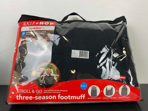 used Skip Hop Stroll And Go Three-Season Footmuff For Toddler, - Black