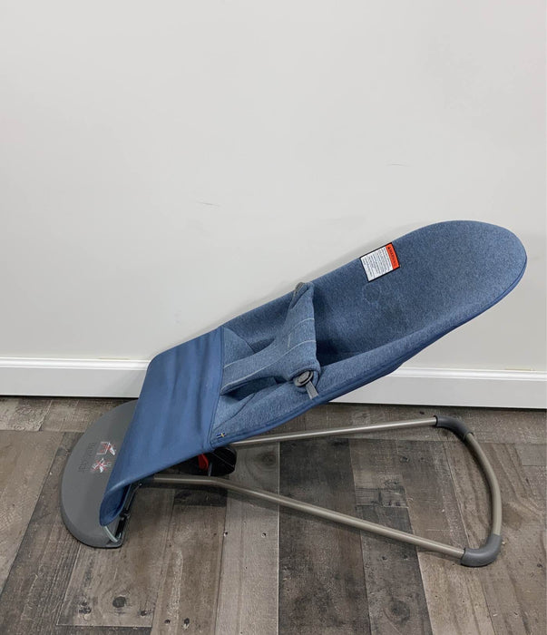 secondhand BabyBjorn Bouncer Bliss, Dove Blue, 3D Jersey