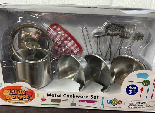 secondhand Little Moppet Metal Kitchen Set