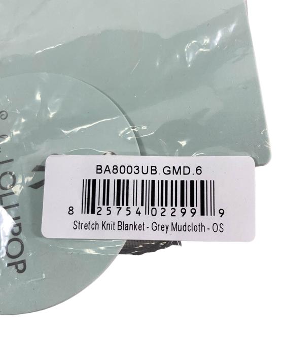 Shop LouLou Lollipop Stretch Knit Blanket, Grey Mudcloth at GoodBuy Gear