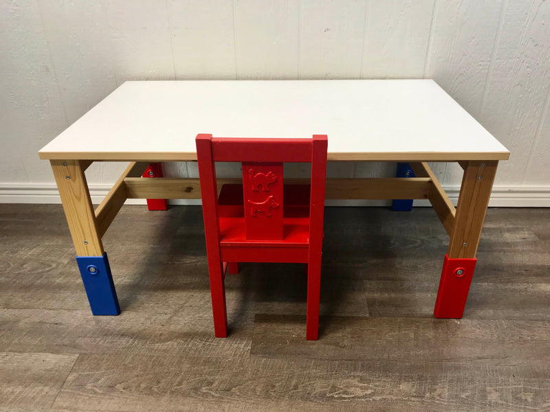 IKEA 高さ調節可能な子供用テーブル SANSAD イケア IKEA イケア キッズテーブル SANSAD 子供用 デスク 机 - メルカリ
