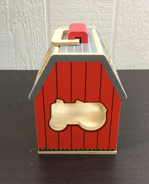 secondhand Melissa & Doug Take Along Sorting Barn