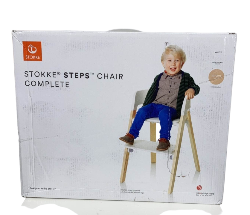 stokke steps canada Stokke Steps Chair, White/Natural