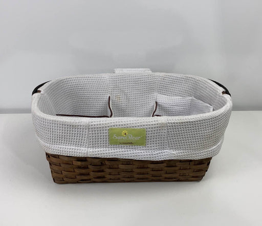 secondhand Munchkin SaraBear Diaper Caddy, White