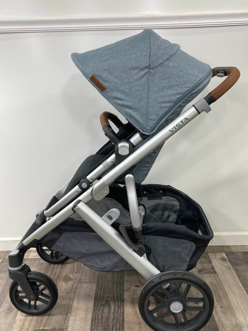 secondhand UPPAbaby VISTA V2 Stroller, 2020, Gregory (Blue Melange)