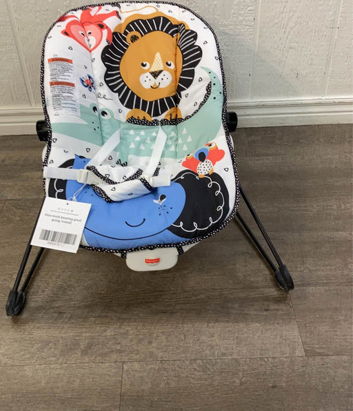 secondhand Fisher Price Baby Bouncer, Lion Around