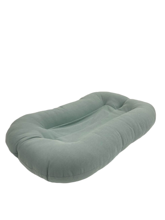 used Snuggle Me Organic Sensory Infant Lounger, Slate