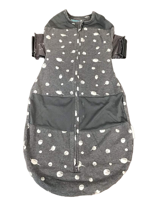 used Happiest Baby SNOO Sack, Large (18-25 lbs), Charcoal Planets