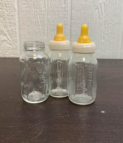 used Evenflo Glass Baby Bottles - 4oz