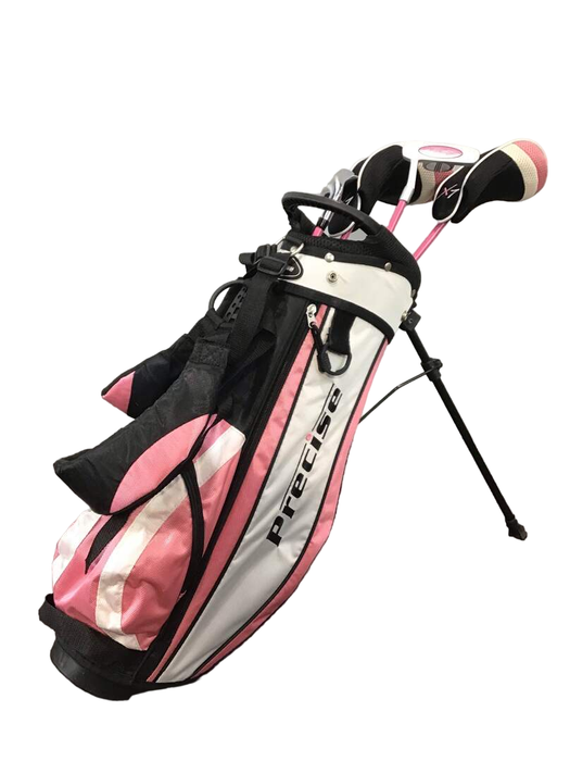 used Precise X7 Junior Golf Set, Pink Right Hand