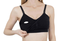 used Kindred Bravely Sublime® Hands-Free Pumping & Nursing Bra, Large Black