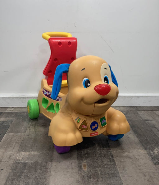 secondhand Fisher Price Laugh And Learn Stride-To-Ride Puppy