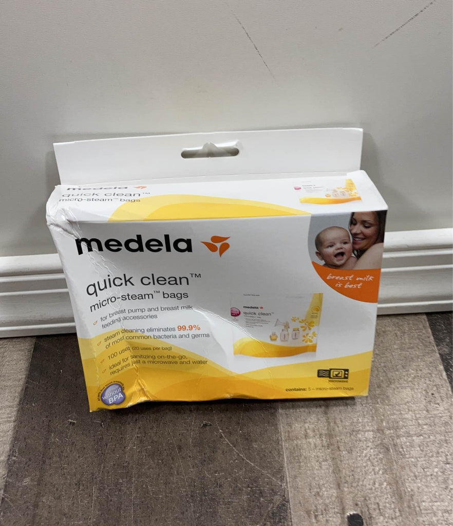 Medela Quick Clean Micro Steam Bag - Kiddicare 