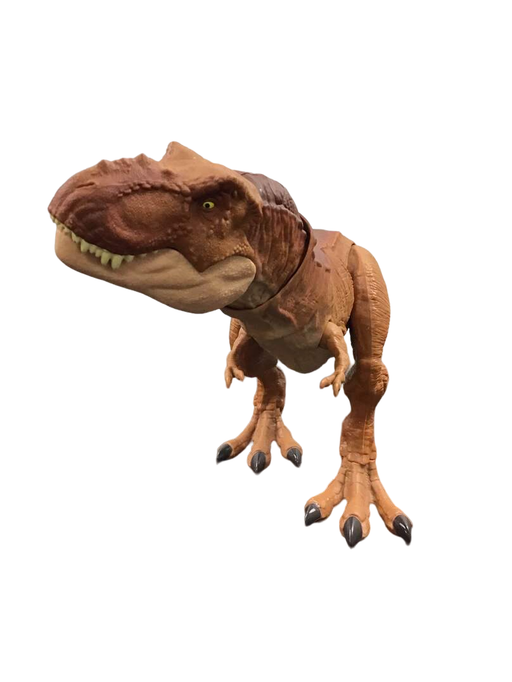 secondhand Jurassic World Thrash N Throw Tyrannosaurus Rex Figure