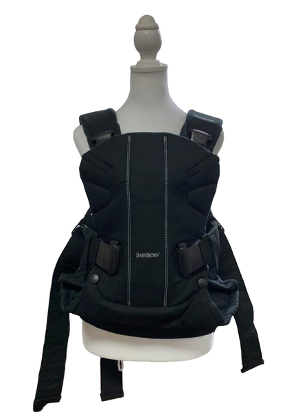 BabyBjorn Baby Carrier One, Black Cotton Mix