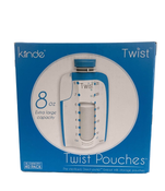 used Kiinde Twist Pouches, 8oz, 40 Pack