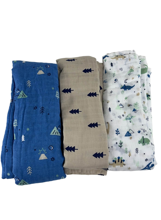 Shop Cloud Island Muslin Blankets 3 Pack, Dino at GoodBuy Gear