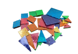 secondhand Magna-Tiles Set, Clear Colors