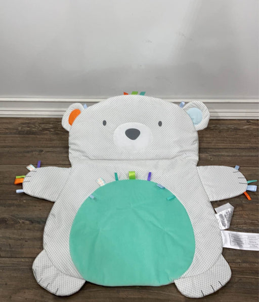 used Bright Starts Tummy Time Prop & Play Mat, Polar Bear