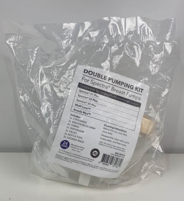 used Spectra Baby 24mm Premium Breast Pump Accessory Kit