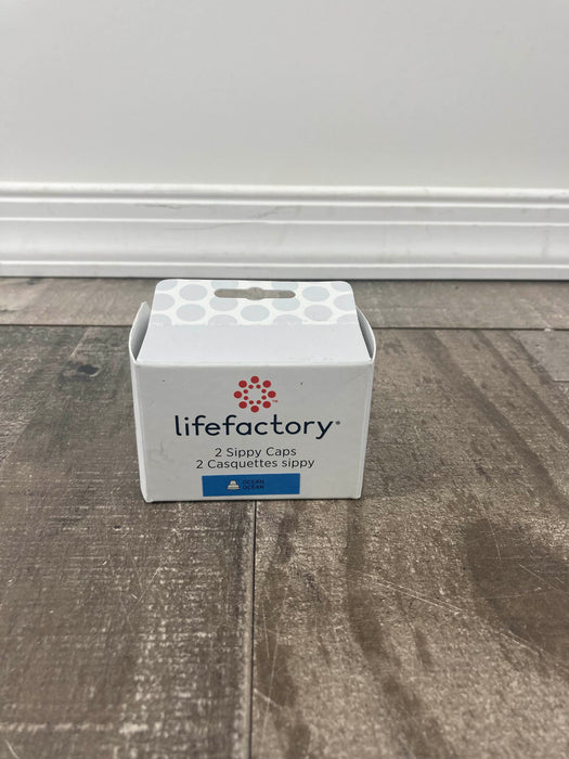 used Lifefactory Sippy Cap Set