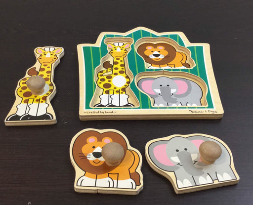 secondhand Melissa & Doug Jumbo Knob Puzzle