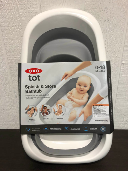 used OXO Tot Splash & Store Baby Bathtub