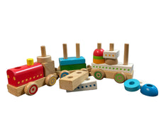 secondhand Toys R Us Wooden Stacking Train