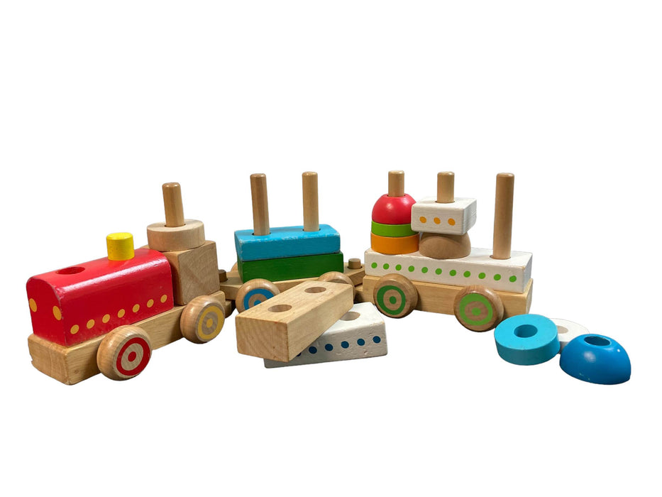 secondhand Toys R Us Wooden Stacking Train