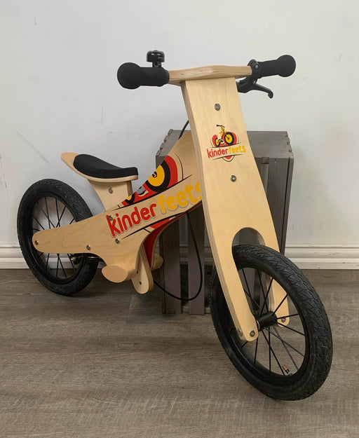 secondhand Kinderfeets Wooden Resting Pedal Starter Balance Bike