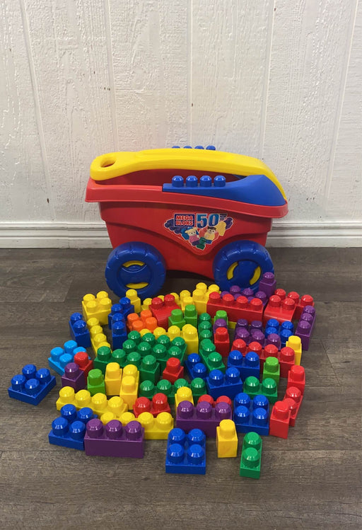 used Mega Bloks Pull 'n Play Wagon