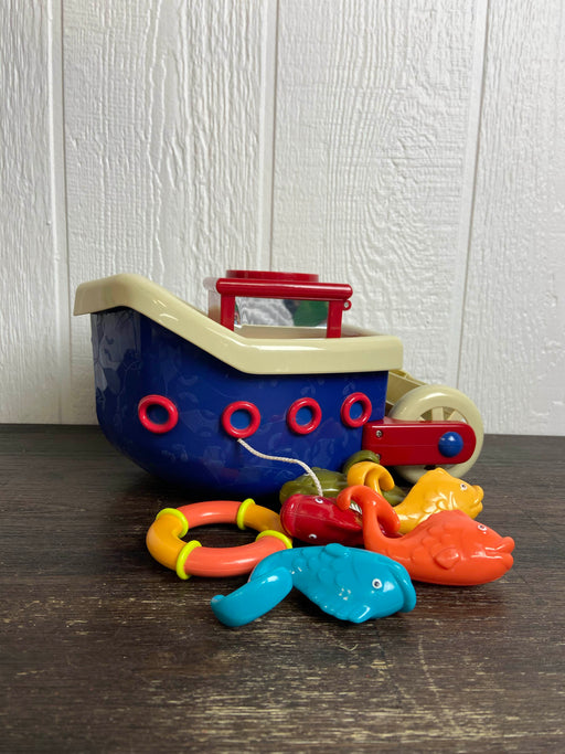 used B. Toys Fish & Splish Boat Bath Toy