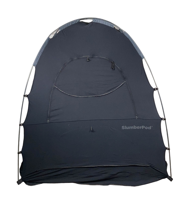 used SlumberPod 3.0 Sleep Canopy with Fan, Black with Gray Accents