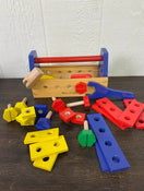 secondhand Melissa & Doug Take-Along Tool Kit Wooden Toy And Big Rig Building Set