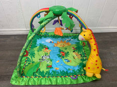 secondhand Fisher Price Rainforest Melodies and Lights Deluxe Gym